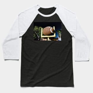 Football and Goalpost Baseball T-Shirt